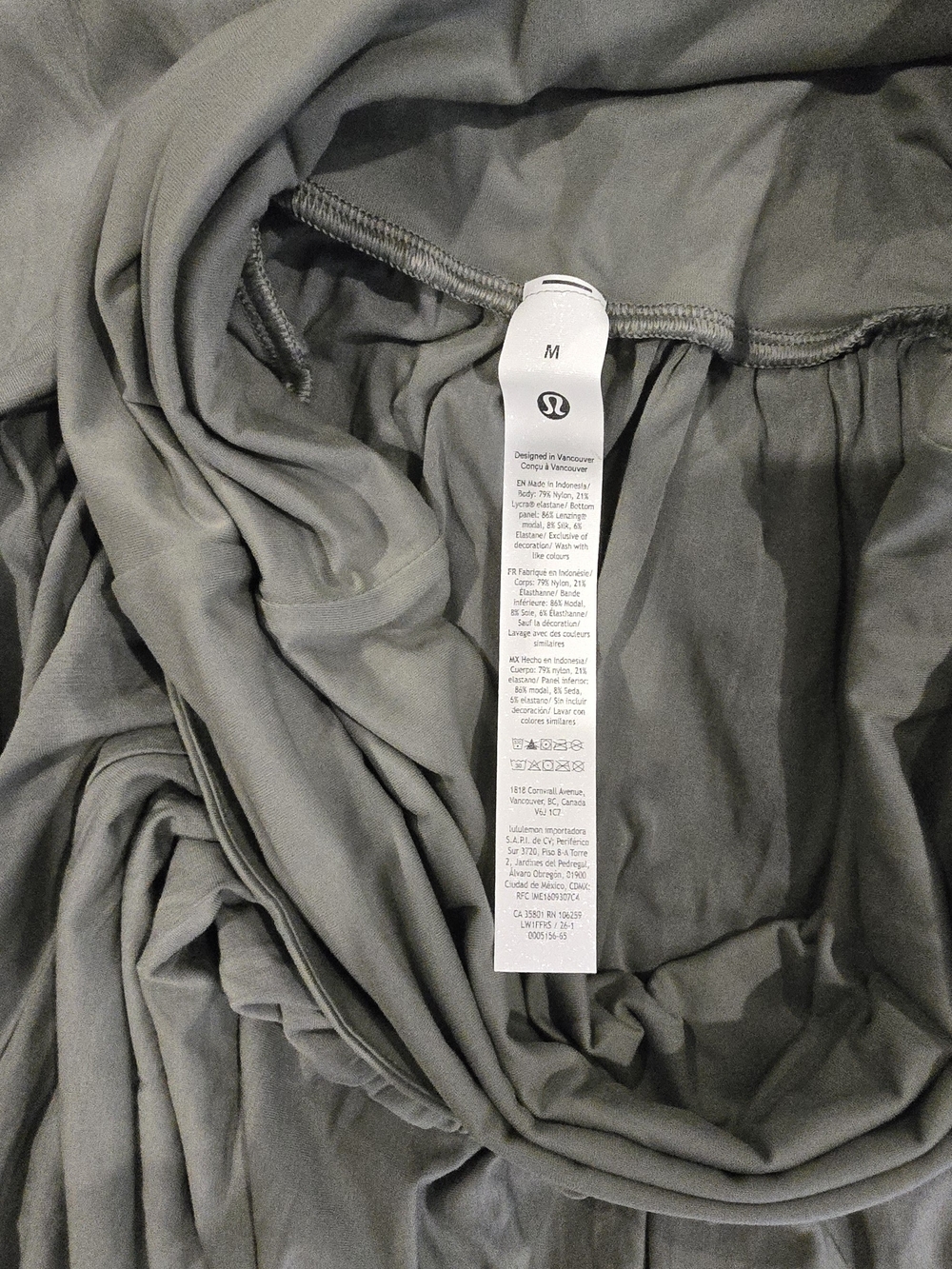 lululemon 2-in-1 Willow Leaf Maxi Dress M w Lule Reusable Tote - Picture 7 of 8